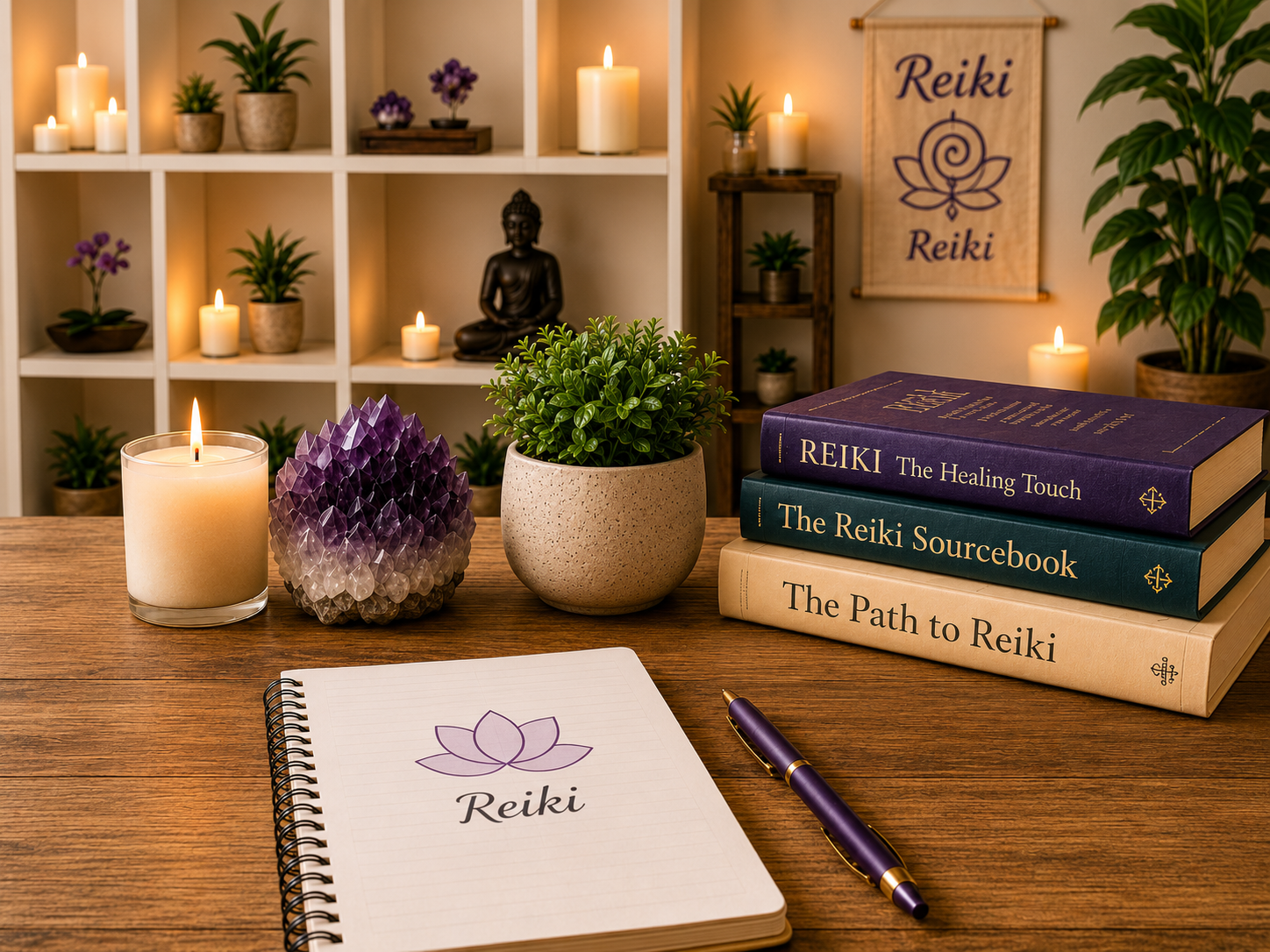 Reiki books and training materials